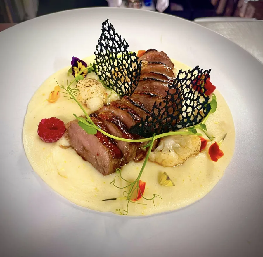 Plato gourmet de Chef on Board